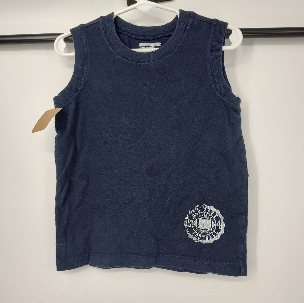 Old Navy Dark Navy Blue Kids Tank Top Size 4T